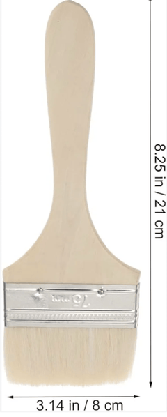 Flair wooden hand nylon brush 75 mm-1