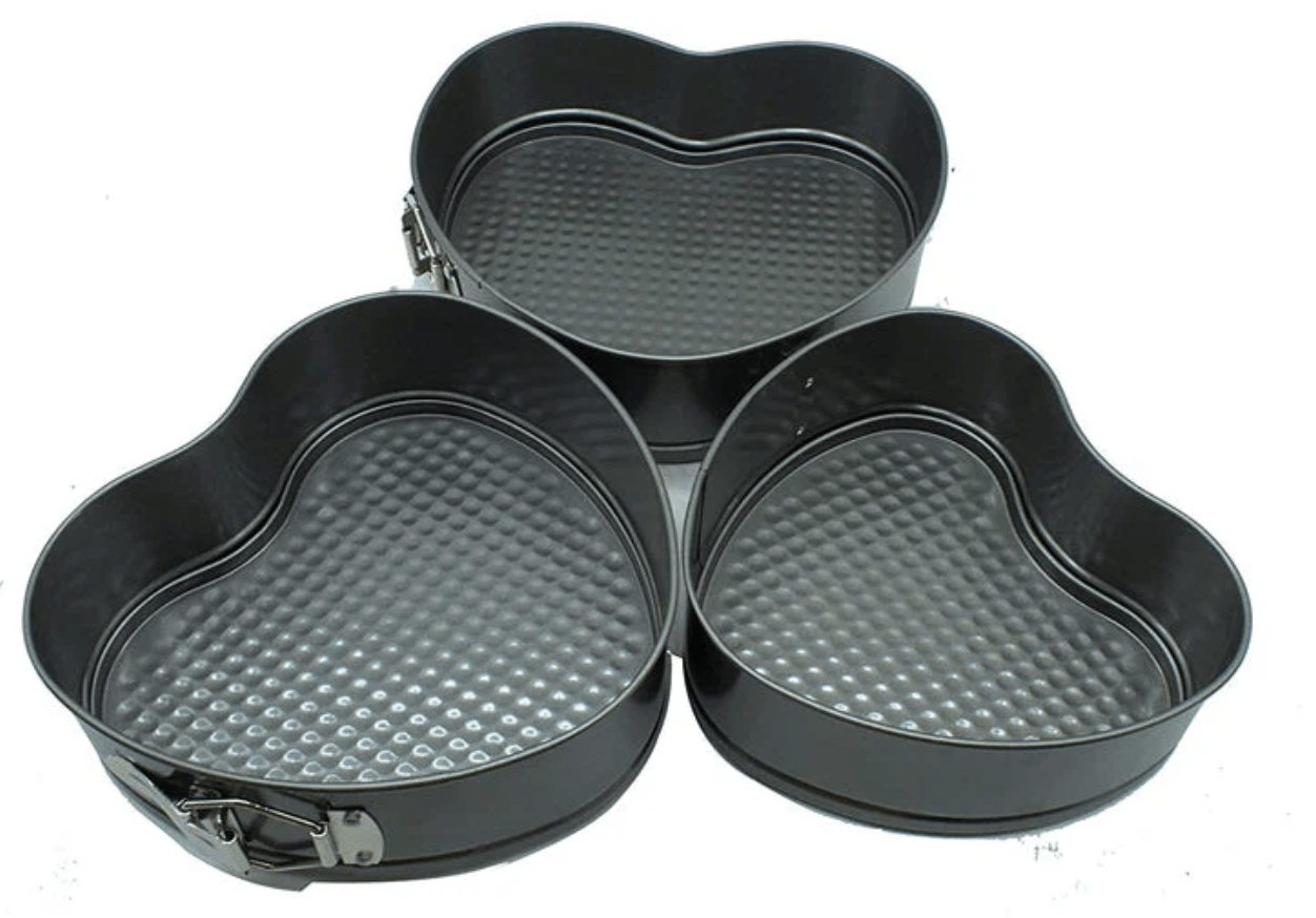 Flair heart tin set of 3