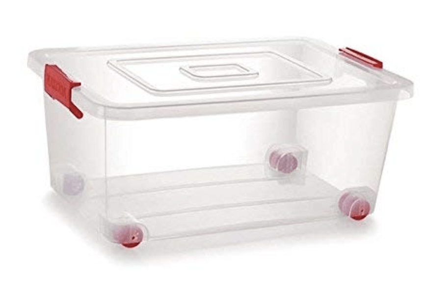 Nakoda Plastic Container - 16L, 1 Piece, Transparent, (41.5 x 30.8 x 20.6) cm