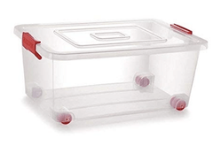 Nakoda Plastic Container - 16L, 1 Piece, Transparent, (41.5 x 30.8 x 20.6) cm-1