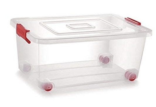 Nakoda Plastic Container - 16L, 1 Piece, Transparent, (41.5 x 30.8 x 20.6) cm