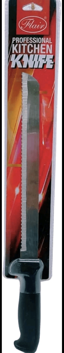 फ्लेयर ब्रेड चाकू बड़ा दांत 10 इंच
