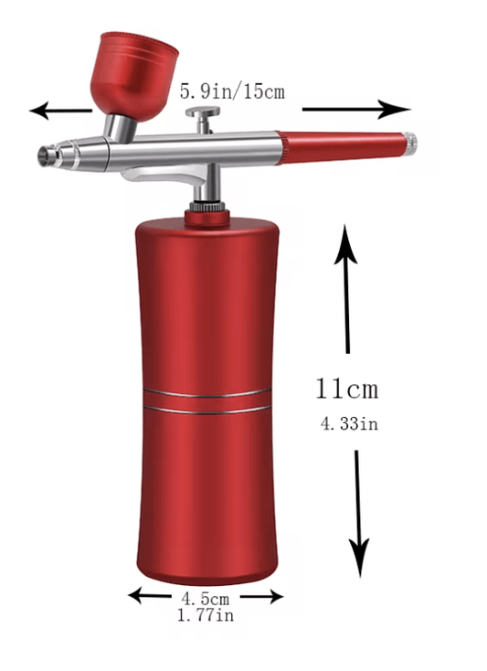 Portable Rechargeable Wireless Airbrush With Compressor Spray Gun For Face Beauty Nail Art Tattoo Craft Cake Paint
