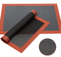 Flair black silicon mat 300*400-1