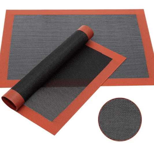Flair black silicon mat 300*400