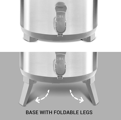 மில்டன் ஸ்டெல்லர் 10 தெர்மோஸ்டீல் வாட்டர் ஜக், 9.3 லிட்டர், ஸ்டீல்ப்ளைன் 