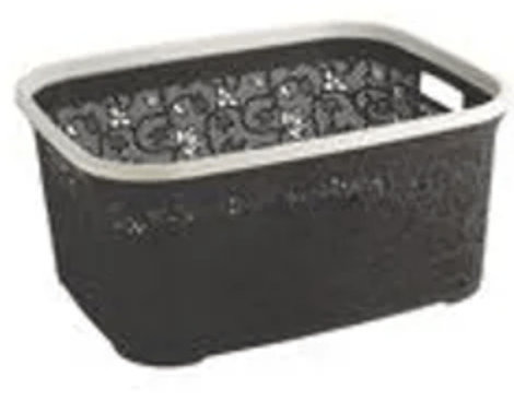 Aristo Virgo 555 Multipurpose Plastic Basket - Assorted Colour, 46 L