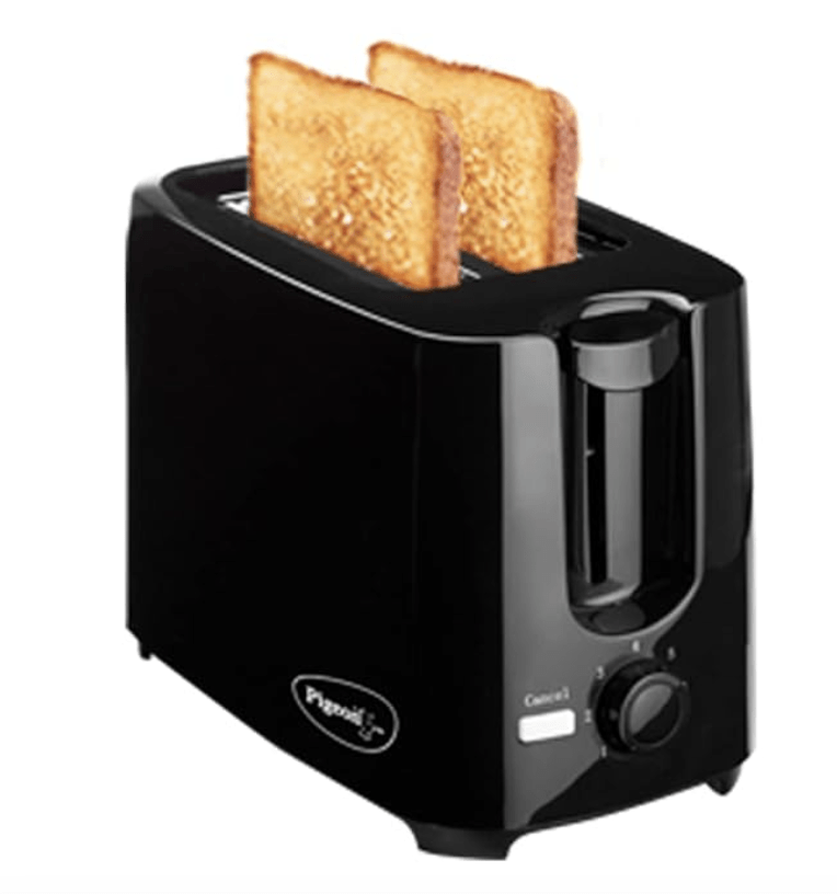 Pigeon by Stovekraft 2 Slice Auto Pop up Toaster. A Smart Bread Toaster for Your Home (750 Watt) (black)