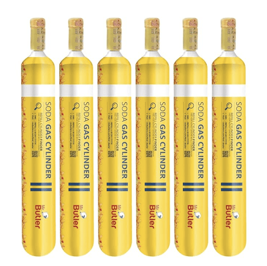 MR BUTLER SODA CYLINDER - Make Delicious Soda at Home with CO2 Gas - Soda Maker CO2 Gas MR BUTLER