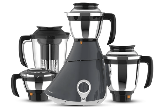 Butterfly Matchless Mixer Grinder, 110 V, Grey, 550 Watts