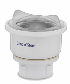 Preethi MGA-502 0.4-Litre Grind and Store Jar (White), stainless steel, Set of 1-2