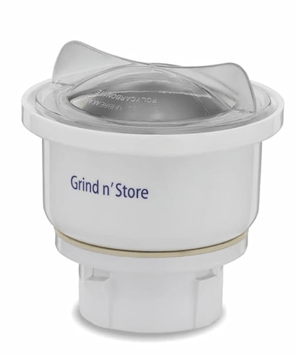 Preethi MGA-502 0.4-Litre Grind and Store Jar (White), stainless steel, Set of 1