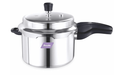 Preethi Triply Outer Lid Pressure Cooker Induction Base, 4.5 Litres
