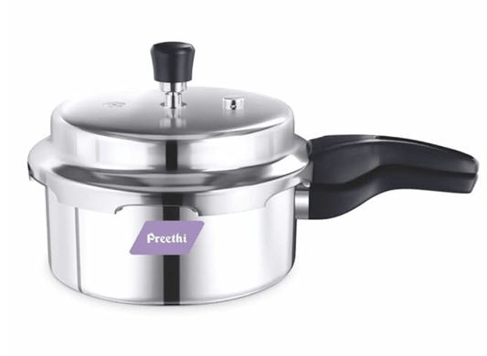 Preethi Triply Outer Lid Pressure Pan Induction Base, 1.5 Litres