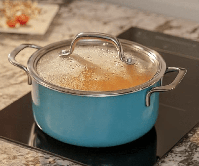 ARTTDINOX Vida Stainless Steel Triply Pot with Glass Lid for Biryani | Pulao | Halwa | Curries | 20 cm | 3 LTR | Rivetless Handle | Induction & Gas Base | 7 Yrs Warranty | Jindal Stainless-3