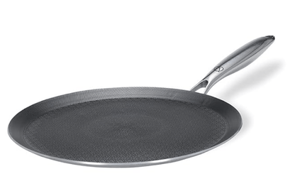 ARTTDINOX Stellar Stainless Steel Triply Non Stick Tawa | 28 cm | Etched nonstick | Rivetless Double Wired Handle | Gas & Induction Base | 7 Yrs Warranty | Jindal Stainless