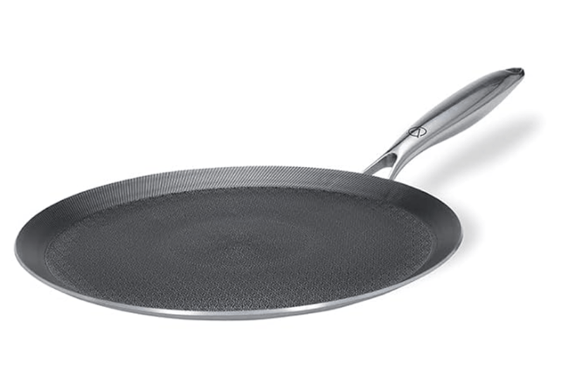 ARTTDINOX Stellar Stainless Steel Triply Non Stick Tawa | 28 cm | Etched nonstick | Rivetless Double Wired Handle | Gas & Induction Base | 7 Yrs Warranty | Jindal Stainless-1