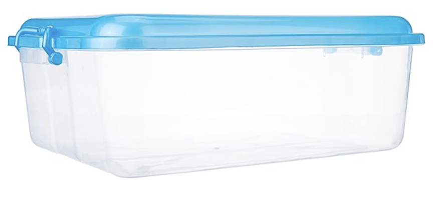 Aristo Modern301 Air-Tight Storage Container For Kitchen, Plastic Jar For Storing Spices, Snacks, Grains, Dals -16 Litre, Tranparent