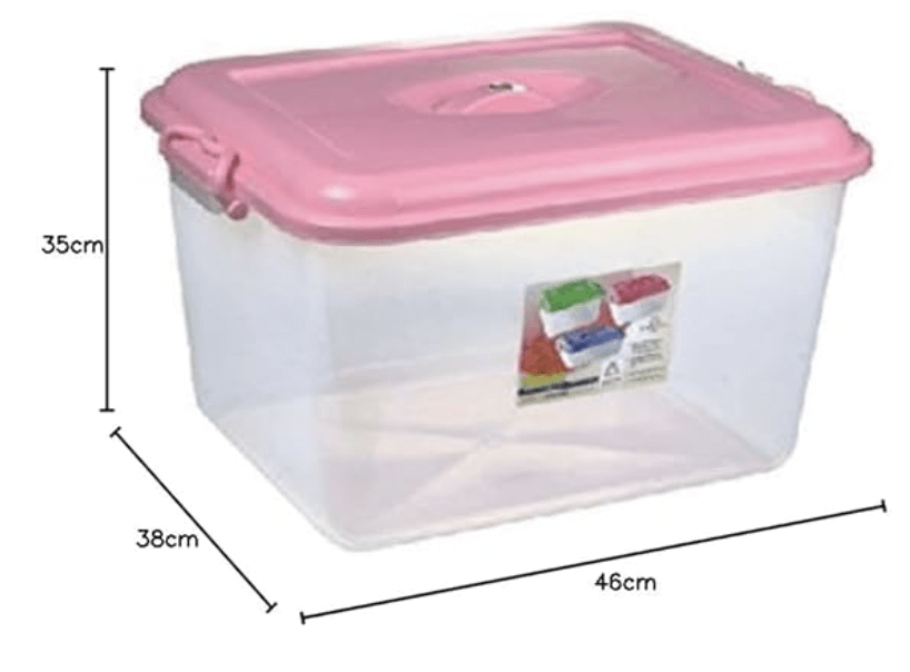 Aristo Modern303 Plastic Storage Container-41 Litre, (46 x 35 x 38 cm)