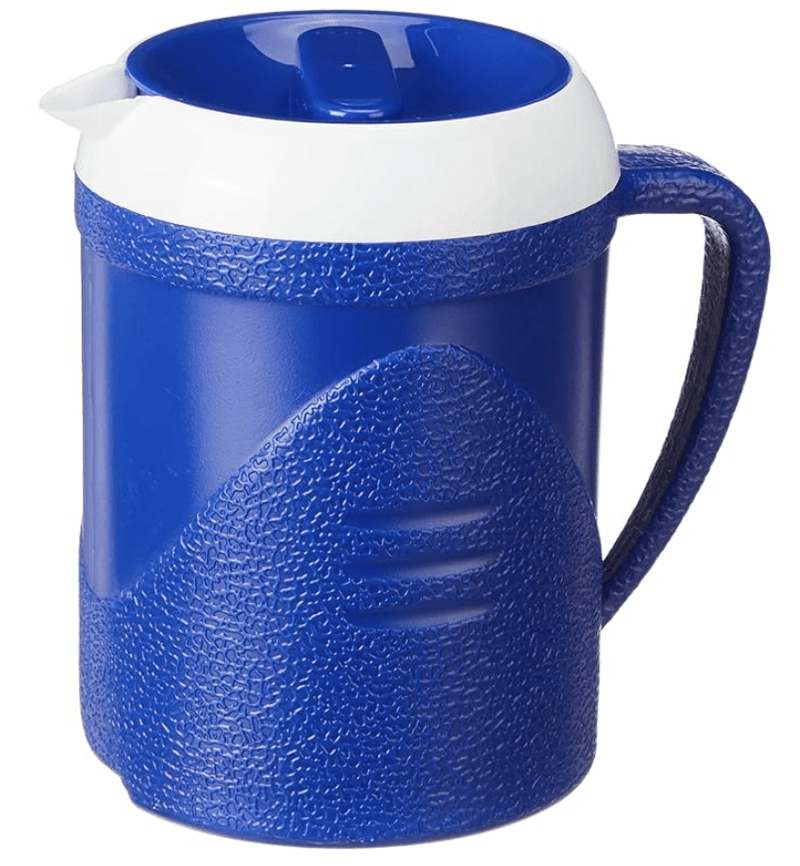 Aristo Insulated Cooler Tuff Jug for Home Office Hotel Hospital Picnic Sports 1 Litre, Color May Vary - Plastic-1