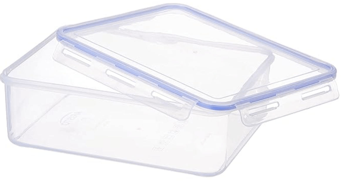 Aristo Lock & Fresh 401 Plastic Storage Container - 4600 ML, Transparent Clear, large (LOCK&FRESH401)(29.5 x 22.5x 10cm)