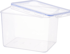 Aristo Lock & Fresh 403 Plastic Storage Container For Storing grains, pulses, rice, wheat etc - 10800 ML, Transparent Clear, large (LOCK&FRESH403)-1
