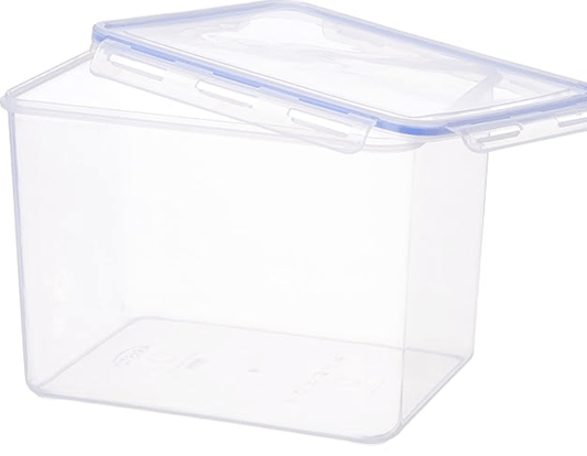 Aristo Lock & Fresh 403 Plastic Storage Container For Storing grains, pulses, rice, wheat etc - 10800 ML, Transparent Clear, large (LOCK&FRESH403)
