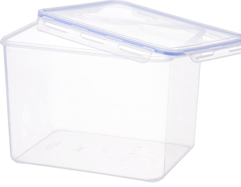 Aristo Lock & Fresh 403 Plastic Storage Container For Storing grains, pulses, rice, wheat etc - 10800 ML, Transparent Clear, large (LOCK&FRESH403)-1
