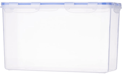 Aristo Lock & Fresh 334 Plastic Storage Container - 6070 ML, Transparent Clear, large (LOCK&FRESH334)
