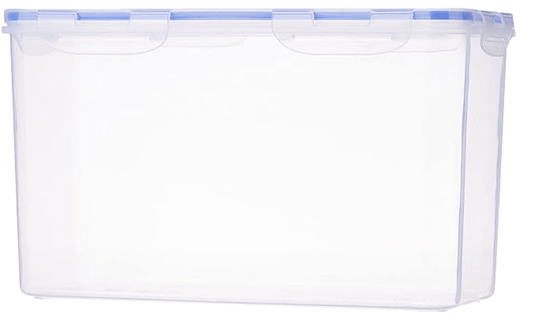 अरिस्टो लॉक एंड फ्रेश 334 प्लास्टिक स्टोरेज कंटेनर - 6070 एमएल, पारदर्शी, बड़ा (LOCK&FRESH334)