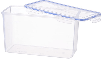 Aristo Lock & Fresh 334 Plastic Storage Container - 6070 ML, Transparent Clear, large (LOCK&FRESH334)