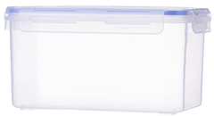 Aristo Lock & Fresh 222 Plastic Storage Container For Storing grains, pulses, rice, wheat etc- 2250 ML, Transparent Clear, large (LOCK&FRESH222) (22.5 x 13.5 x 12cm)-2