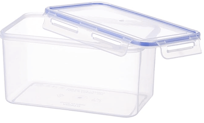 Aristo Lock & Fresh 222 Plastic Storage Container For Storing grains, pulses, rice, wheat etc- 2250 ML, Transparent Clear, large (LOCK&FRESH222) (22.5 x 13.5 x 12cm)