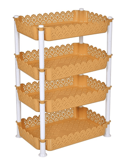 ARISTO Vertex 4 Layer Plastic Rack for Kitchen-1