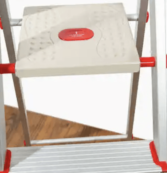 Prestige CleanHome PCIL 4 Steps Household Ladder (Orange, Silver)