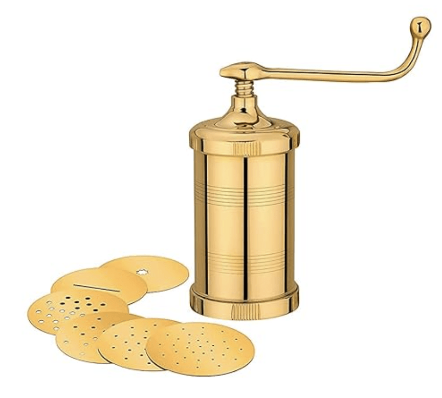 Brass Murukku Maker/Sev Sancha Machine/Chakli Press/Idiyappam Maker with 6 Jali