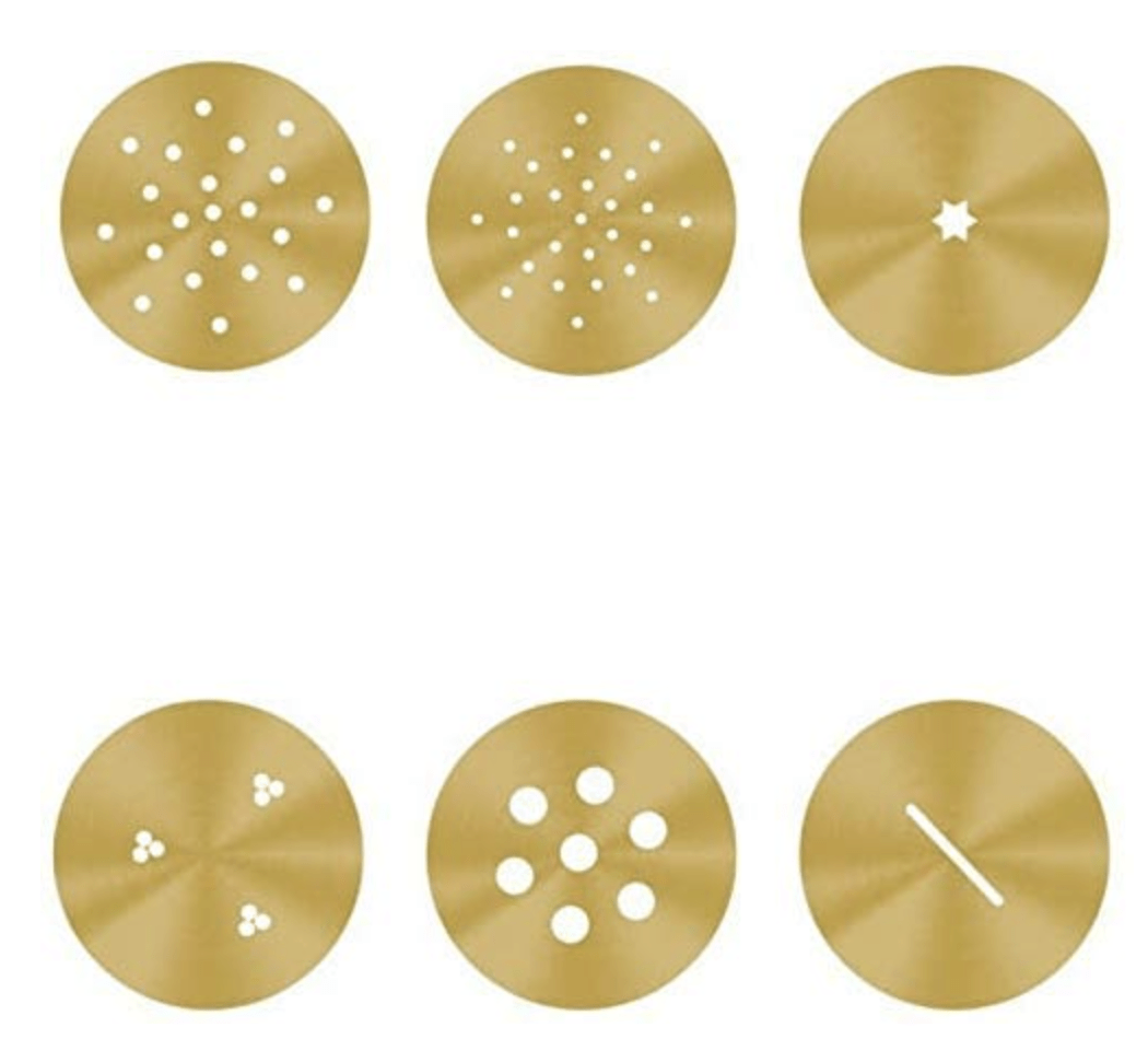 Brass Murukku Maker/Sev Sancha Machine/Chakli Press/Idiyappam Maker with 6 Jali