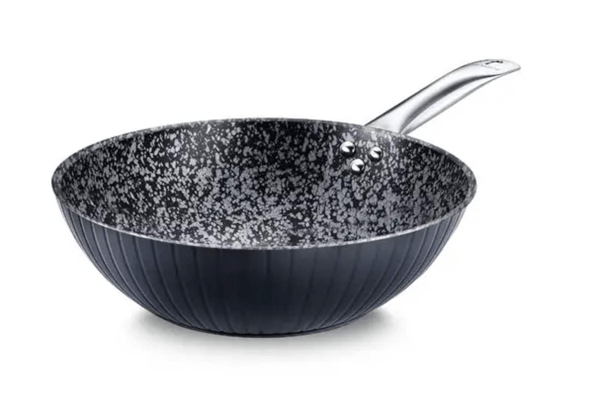 Prestige Durastone Hard Anodised 6 Layer Non-Stick Wok (Black)