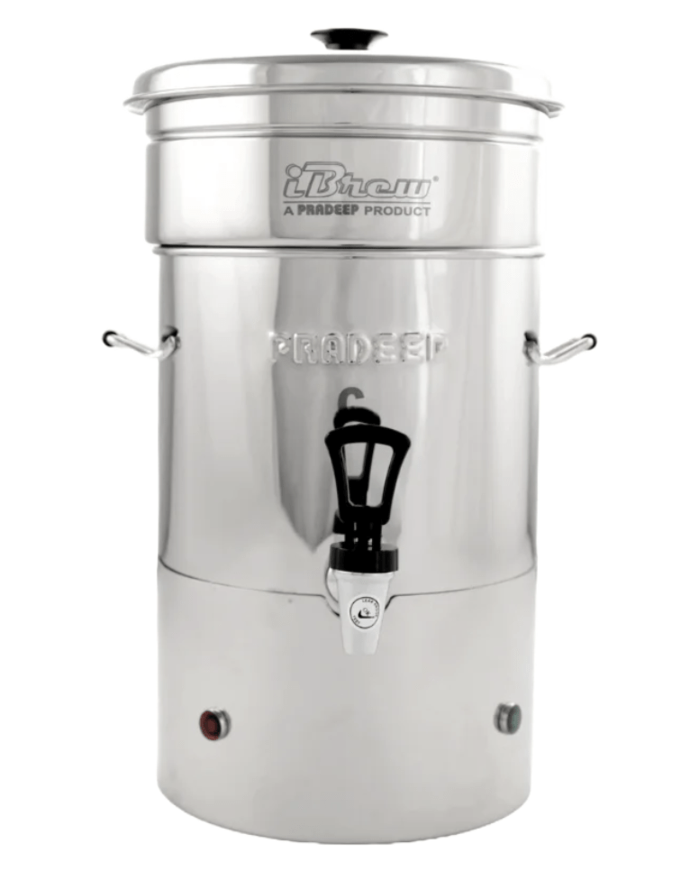 coffee filter with warmer plate