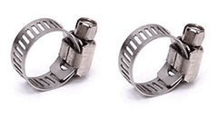 Gas Pipe Hose Pipe Clamps 4pcs Pack-1
