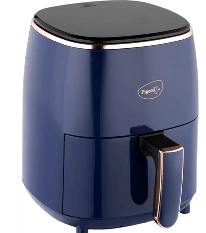 Pigeon Healthifry+ with 360 High Speed Air Circulation Technology 1200 W with Non-Stick Basket - Blue Air Fryer  (4.2 L)