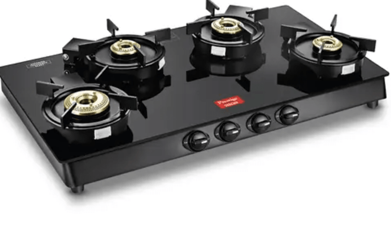 Prestige Svachh Neo Toughened Glasstop Liftable Burners Gas Stove (Black)-1