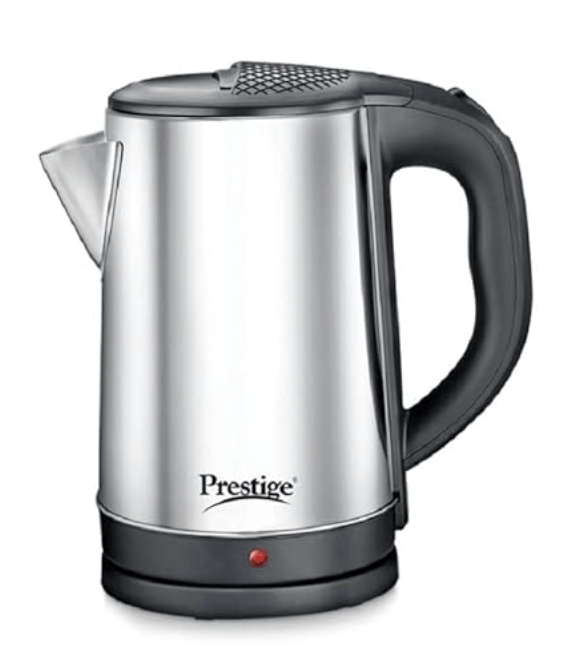 Prestige Pklss 1.7 Electric Kettle 1.7L, Silver & Black, 1.7 Liter, 1500 Watt_Hours