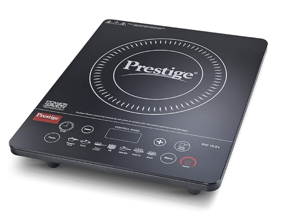 Prestige Pic 15.0+ 1900-Watt Induction Cooktop (Tempered Glass, Black)