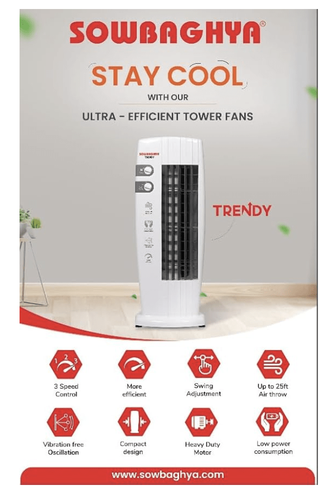 SOWBAGHYA Towerfan (TRENDY)-2