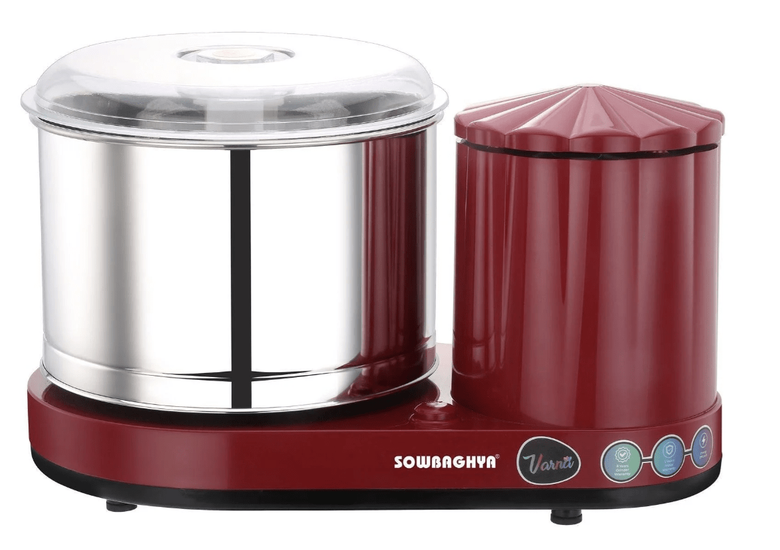 இணைப்புடன் கூடிய 2 லிட்டர் வார்னா டேபிள் டாப் வெட் கிரைண்டர்