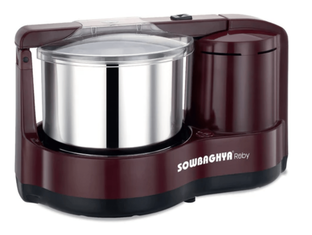 2 Lit RUBY Table top Wet Grinder Sowbaghya
