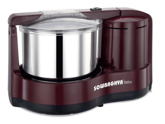 2 लीटर रूबी टेबल टॉप वेट ग्राइंडर सौभाग्य 