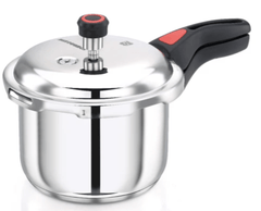 3 Ltr Stainless - Steel ISI Pressure Cooker Sowbaghya-1