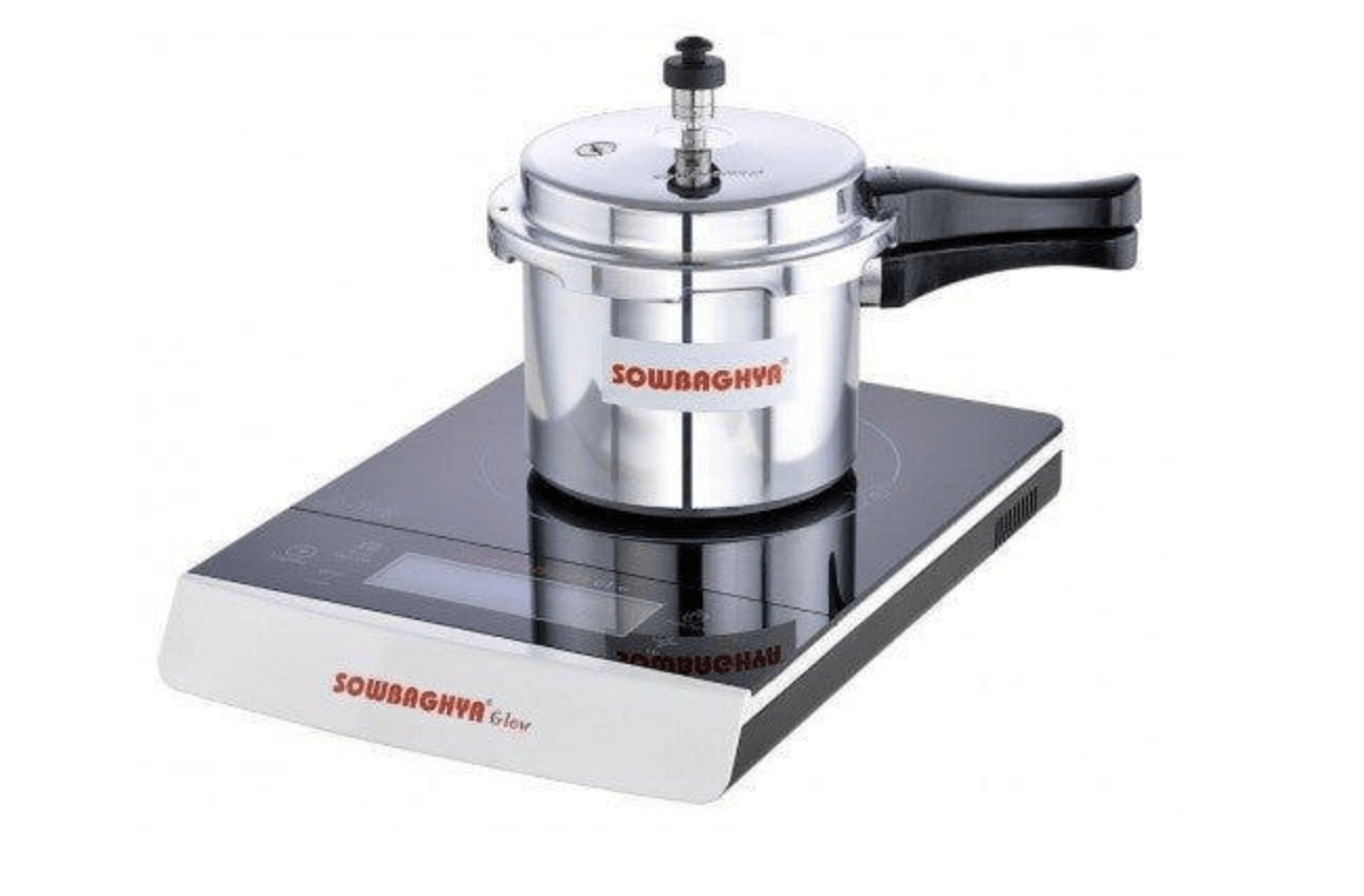 5 Lit Elite Induction Base ALU Pressure Cooker Sowbaghya